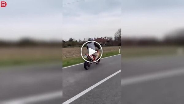 Трюк на заднем колесе закончился двойным фейлом